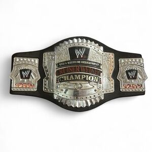 WWE Cruiserweight Champion Belt with Silver and Black Accents
